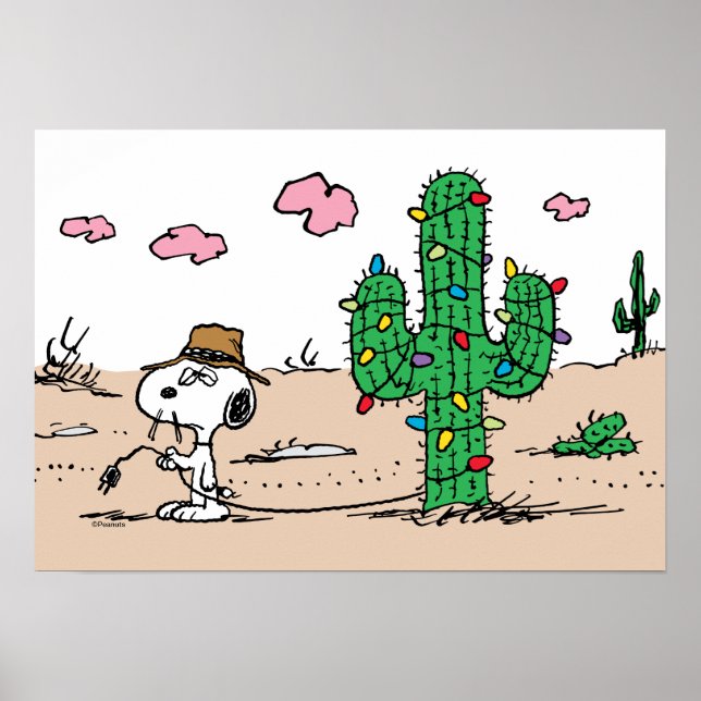 Peanuts | Spike Decorates for the Holiday Poster (Front)