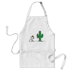 Peanuts   Spike Decorates for the Holiday Standard Apron