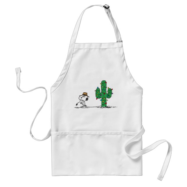 Peanuts | Spike Decorates for the Holiday Standard Apron (Front)