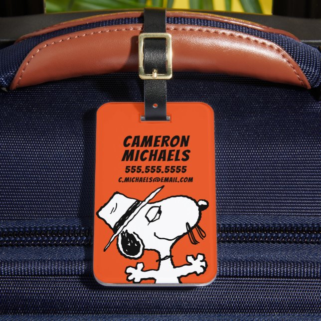 Peanuts | Spike Smiling Luggage Tag (Front Insitu 2)