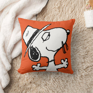 Peanuts   Spike Smiling Throw Pillow