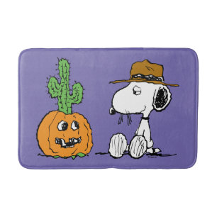 Peanuts   Spike's Desert Halloween Bath Mat