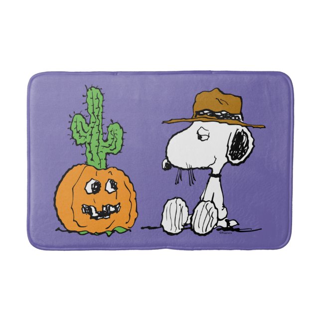 Peanuts | Spike's Desert Halloween Bath Mat (Front)