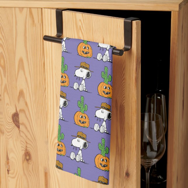 Peanuts | Spike's Desert Halloween Kitchen Towel (Thirds Fold)