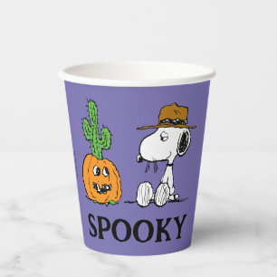 Peanuts   Spike's Desert Halloween Paper Cups