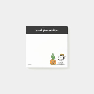 Peanuts   Spike's Desert Halloween Post-it Notes