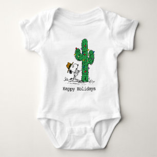 Peanuts   Spike's Holiday Cactus Baby Bodysuit