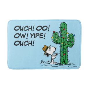 Peanuts   Spike's Holiday Cactus Bath Mat