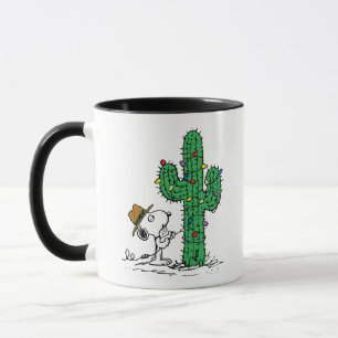 Peanuts   Spike's Holiday Cactus Mug