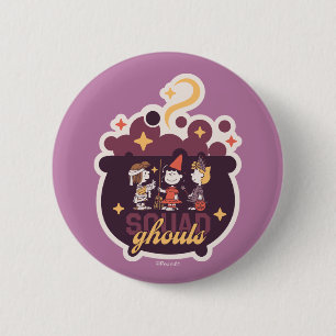 Peanuts Squad Ghouls Cauldron Halloween 2 Inch Round Button