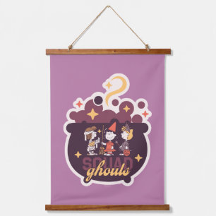 Peanuts Squad Ghouls Cauldron Halloween Hanging Tapestry
