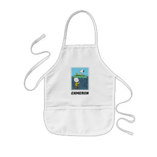 Peanuts Sunny Day Rainy Day Half & Half Kids Apron