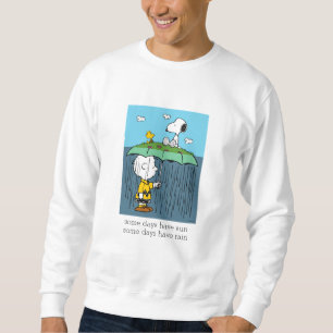 Peanuts Sunny Day Rainy Day Half & Half Sweatshirt