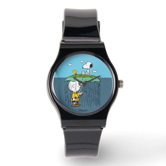 Peanuts | Sunny Day Rainy Day Half & Half Watch (Front)