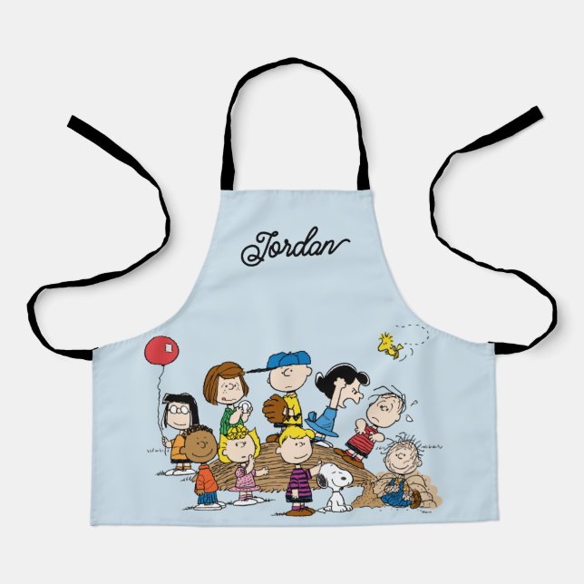 Peanuts | The Gang | Add Your Name Apron (Front)
