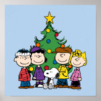 Peanuts | The Gang Around the Christmas Tree