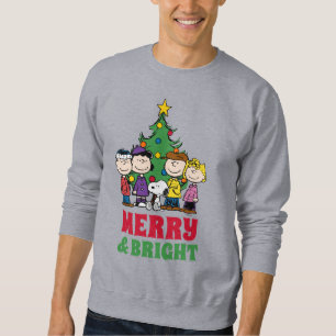 Peanuts The Gang Around the Christmas Tree Sweatshirt