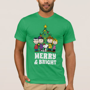 Peanuts   The Gang Around the Christmas Tree T-Shirt