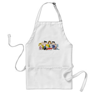 Peanuts The Gang Around the Piano Standard Apron