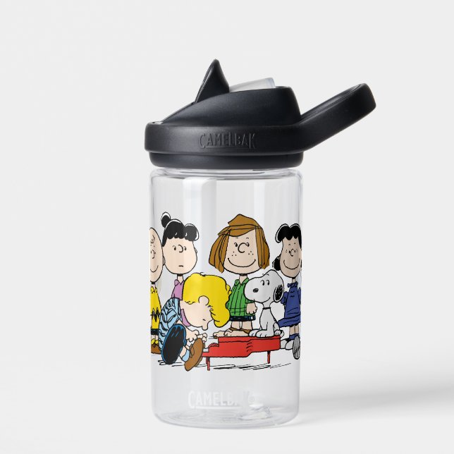 Peanuts | The Gang Around the Piano Water Bottle (Left)