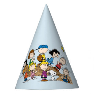 Peanuts The Gang at the Pitcher's Mound Party Hat