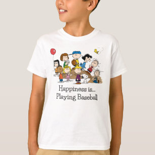 Peanuts The Gang at the Pitcher's Mound T-Shirt