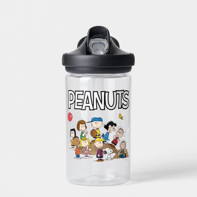 Peanuts | The Gang at the Pitcher's Mound Water Bottle (Front)