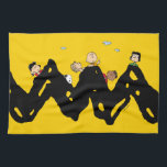 Peanuts | The Gang on the Zig Zag Kitchen Towel<br><div class="desc">Check out this fun Peanuts design featuring the Peanuts Gang.</div>