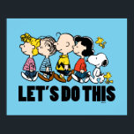 Peanuts | The Gang Poster<br><div class="desc">This design features Charles M. Schulz's popular comic strip gang from the loveable Peanuts series.</div>