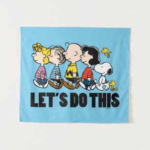 Peanuts   The Gang Tapestry