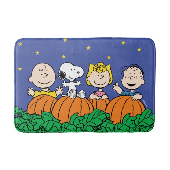 Peanuts | The Great Pumpkin Patch Bath Mat (Front)