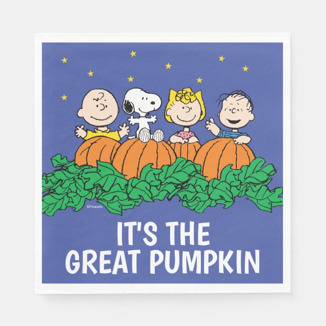 Peanuts | The Great Pumpkin Patch Napkin (Front)