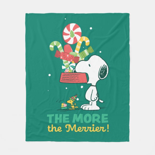 Peanuts | The More The Merrier Fleece Blanket (Front)