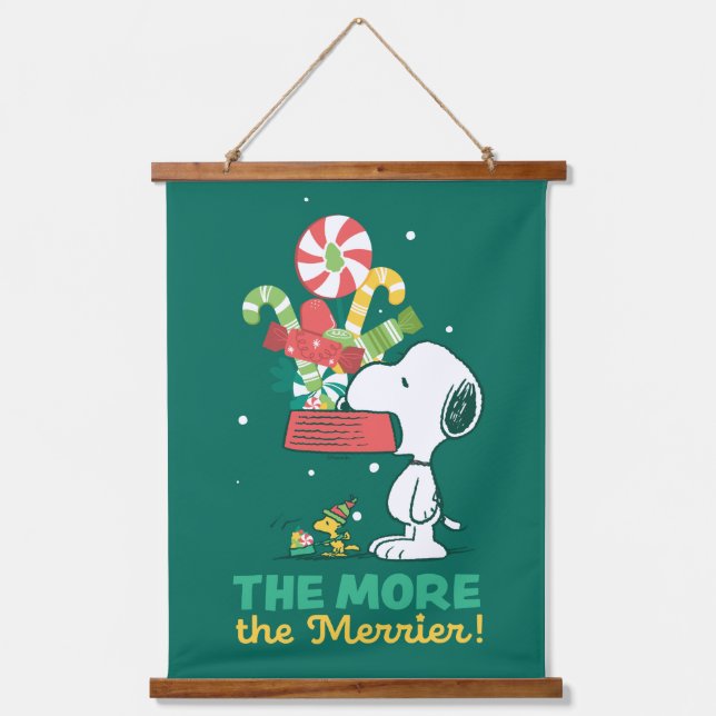 Peanuts | The More The Merrier Hanging Tapestry (Front)