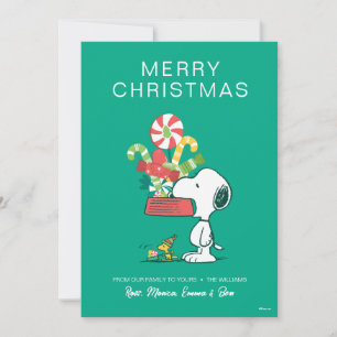 Peanuts   The More The Merrier Holiday Card