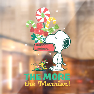 Peanuts The More The Merrier Window Cling