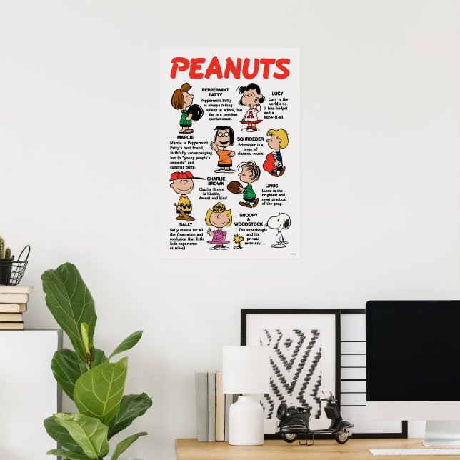 Peanuts | The Peanuts Gang Poster (Home Office)