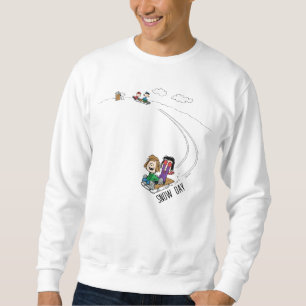 Peanuts   The Peanuts Gang Sled Riding Sweatshirt