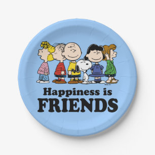 Peanuts   The Peanuts Gang Together Paper Plate