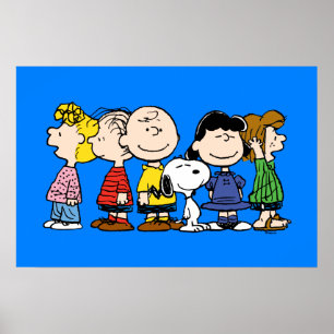 Peanuts The Peanuts Gang Together Poster