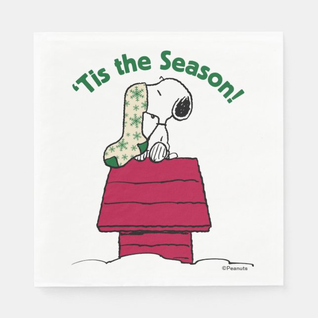 Peanuts | 'Tis the Season! Napkin (Front)