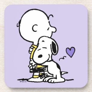 Peanuts   Valentine's Day   Charlie Brown & Snoopy Coaster