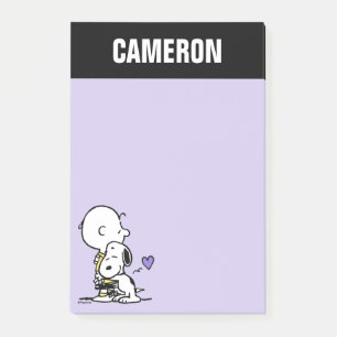 Peanuts   Valentine's Day   Charlie Brown & Snoopy Post-it Notes