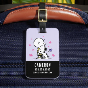 Peanuts   Valentine's Day   Friends For Life Luggage Tag