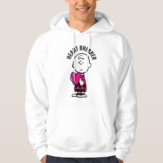 Peanuts | Valentine's Day | Heart Charlie Brown Hoodie (Front)