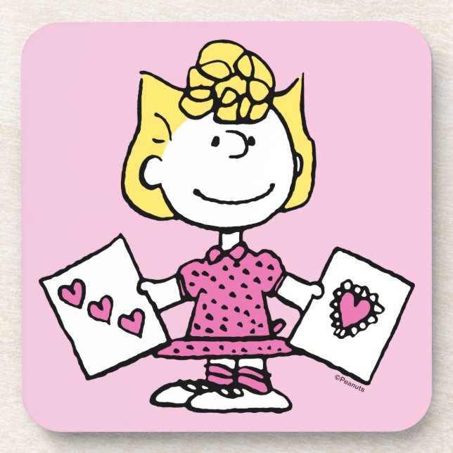 Peanuts | Valentine's Day | Sally Valentines Coaster (Front)