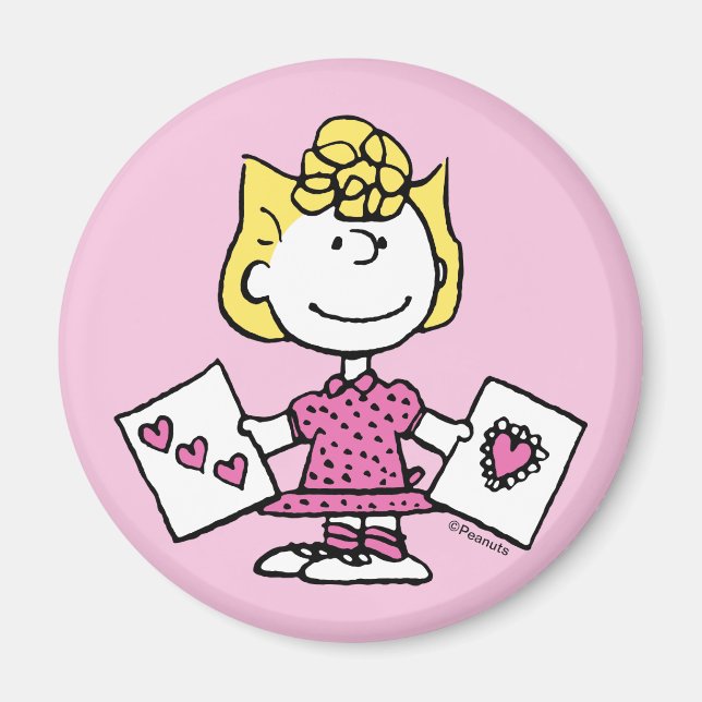 Peanuts | Valentine's Day | Sally Valentines Magnet (Front)