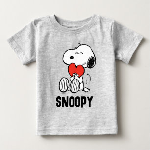 Peanuts Valentine's Day Snoopy Heart Hug Baby T-Shirt