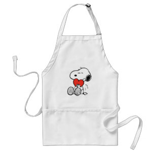 Peanuts Valentine's Day Snoopy Heart Hug Standard Apron