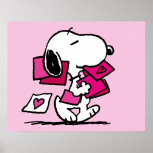 Peanuts   Valentine's Day   Snoopy With Valentines Poster